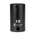 Capri Tools 3/8 in. Drive 19 mm Semi-Deep Impact Socket CP53119
